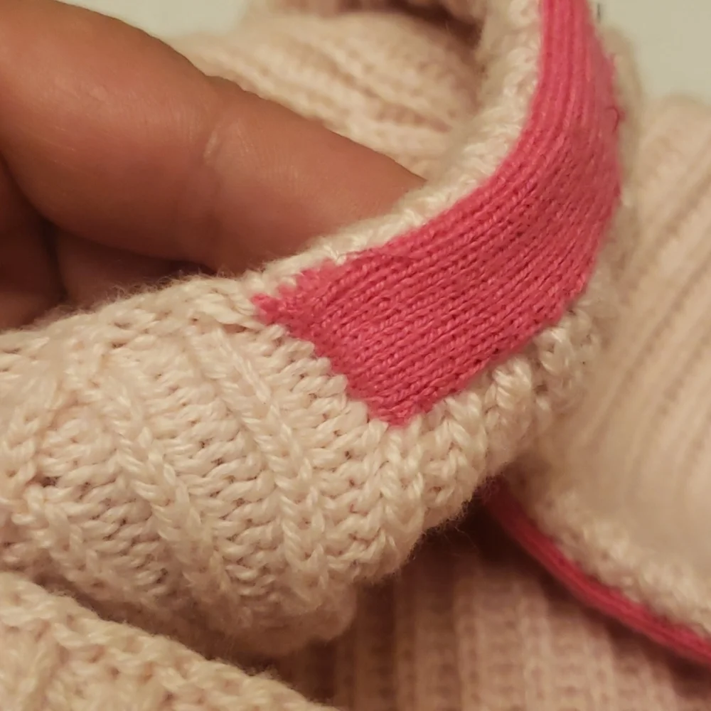 Lou & Grey Pink Ribbed Oversided Sweater